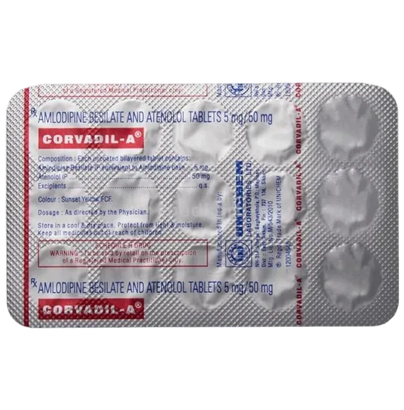corvadil a tablet 15's